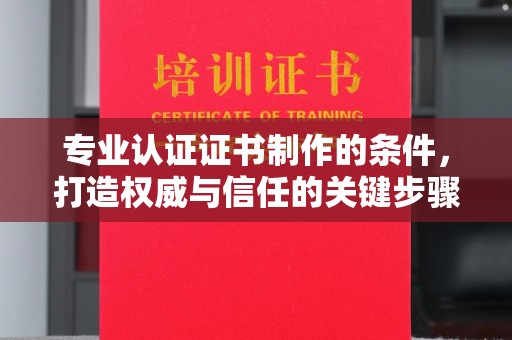 芷江专业认证证书制作的条件，打造权威与信任的关键步骤